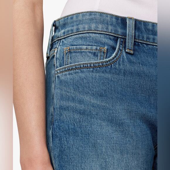 NEW Joes Jeans 5” Cuffed Jean Shorts Stretch Mid-Rise Denim Womens 28 $118 - Picture 5 of 9